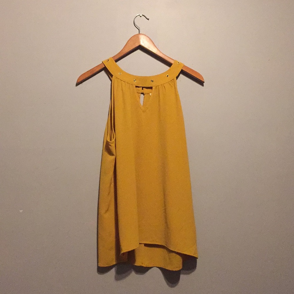 Yellow blouse